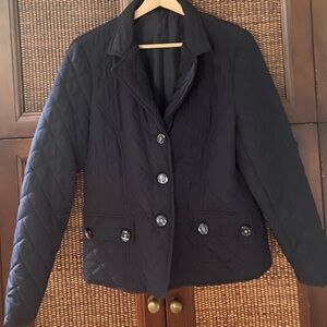 Navy Blue Haggar Women’s Fall/Spring Quilted Field Jacket 12P